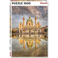 Piatnik Puzzel Karlskirche Wenen, 1000 stukjes - Puzzel voor volwassenen