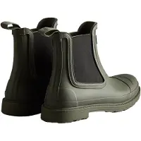Hunter Commando Heren Regenlaarzen Donker Olijf Van Rubber
