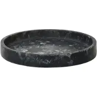 Ferm Living Mist Dienblad Ø20 Houtskool - Dienbladen Hars Charcoal - 1104271861