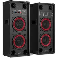 Fenton SPK-208 actieve speakers - PA speakers met Bluetooth - Dubbele