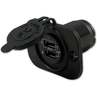 Talamex USB Socket Double 3.4A Stekker
