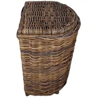 Migo Styling MigoStyling - Wasmand - Brown - Rotan - Halfrond - Hoogte 60 cm - Met Uitneembare Waszak