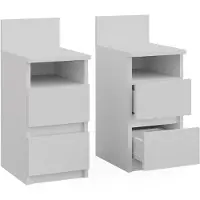 Vicco Monty Nachtkastje – Set van 2 Wit