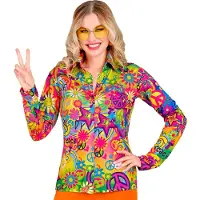 Widmann Jaren 70 shirt love&peace dames