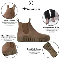 Tamaris Chelsea boots taupe