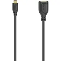 Hama adapterkabel van microUSB naar USB