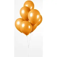Partyxplosion Latex ballonnen oranje 12 inch 25 stuks.
