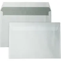 DULA C5 Enveloppen A5 formaat wit - 229 x 162 mm - 100 stuks - Zelfklevend met plakstrip - 80 Gram -