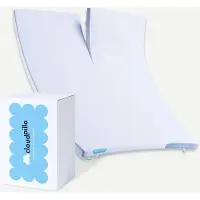 Cloudpillo Original Split Topper 160x200 - Afstelbaar - 4-Seizoenen - Voorzien van Elastieken - Matras topper