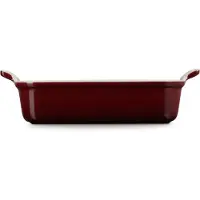 Le Creuset 71102269490001 ovenschaal rechthoekig, 2,4L, 26 cm, Garnet