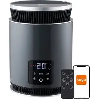 Evolar 360° Elektrische Kachel - 900/1800W - 25m2 - Keramische Ventilatorkachel - WiFi & App - Automatische Thermostaat - ECO-modus - EVO-PTC360G