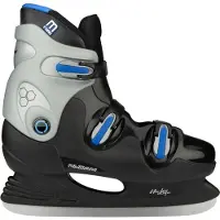 Nijdam IJshockeyschaatsen - Volwassenen - Hardboot - Zwart/Blauw - Maat 40