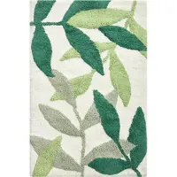 Beliani ASAN - Badmat - Groen - 60 x 90 cm - Katoen