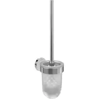 Villeroy & Boch Elements Tender - Toiletborstel wandmontage met houder, glas/chroom TVA15101600061