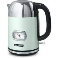 Muse MS-020 AG Draadloze elektrische waterkoker, 1,7 liter, mint groen