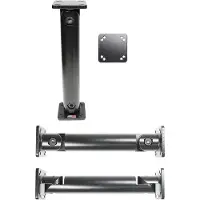 Brodit Pedestal Mount 8 L:200mm Mounting plate:50x50mm Black"