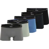 BOSS Boxershorts 'Essential' marine / donkergrijs / pastelgroen / zwart