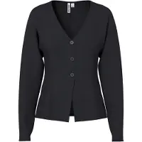 Pieces Gebreid vest 'PCGunhild' zwart