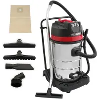 Monster Maxblast industriële nat/droog zuiger - grijs - 80l - 3000w hepa e12
