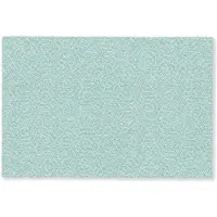 MuchoWow Deurmat 90x60 cm - Droogloopmat Turquoise - Patroon - Lijnen - Mat voor binnen - Schoonloopmat - Deurmatten met print - Inloopmat