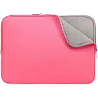 Mobigear Laptophoes geschikt voor Laptop | Basics Sleeve 14 inch Laptop hoes - Roze