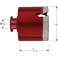 Rotec Diamantboorkroon | PREMIUM | M14-opname | Ø55x45 - 757.5055