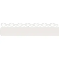 vidaXL Gazonranden 20 st 103 x 0,05 x 22 cm Staal Wit