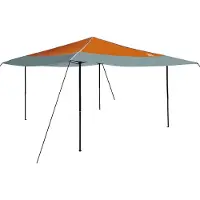 vidaXL Luifel Tent Oranje 395 x 395 x 251 cm Stof