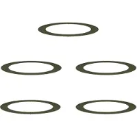 vidaXL , geschikt voor platte boomringen, 5 stuks, olijgroen, Ø90/120 cm, staal