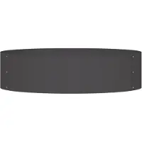 vidaXL Plantenring 5 pcs Zwart 80 x 80 x 20 cm Koudgewalst staal