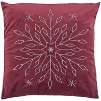 Unique living sierkussen snowflake 45x45cm -