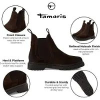 Tamaris Chelsea boots donkerbruin
