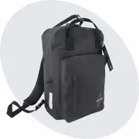 Voltano City Enkele Fietstas Rugzak E-bike - Zwart - Codeslot - Laptopvak - Waterdicht