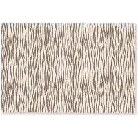 MuchoWow Deurmat 90x60 cm - Droogloopmat Bruin - Patroon - Zebra - Mat voor binnen - Schoonloopmat - Deurmatten met print - Inloopmat
