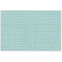 MuchoWow Deurmat 60x40 cm - Droogloopmat Zee - Dieren - Bluewave - Blauw - Mat voor binnen - Schoonloopmat - Deurmatten met print - Inloopmat