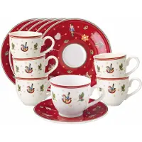 Villeroy & Boch Espressotassen mit Untertassen Toy's Delight 70 ml Set van 12