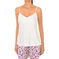Dim Lovable L07WV dames-T-shirt met dunne satijnen riem