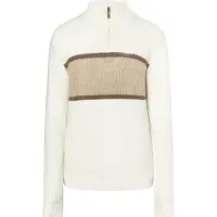 MO Trui 'Rovic' beige / bruin / wit