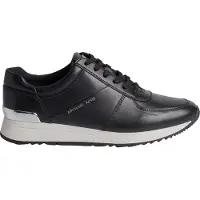 Michael Kors Allie Leren Sneakers 43R5ALFP3L voor dames