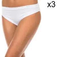 Janira Pack-3 Slip met mid taille en binnenvoering 1031184 dames