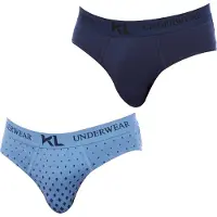 Kisses&love Pack-2 KLS2 herenslip van ademende stof