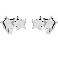 Luxenter 925 sterling zilveren gerhodineerde oorbellen - Essential