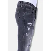 Local Fanatic Jeans met scheuren slim fit 1099