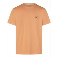 Phil&Co. Pyjama kort 'Lounge & Night' kaki / oranje
