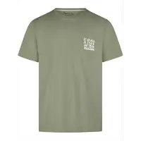 Phil&Co. Pyjama kort 'Lounge & Night' bruin / kaki