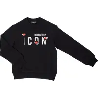 Dsquared2 Icon DQ2033D0-09BDQ Sweatshirt met ronde hals voor meisjes
