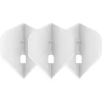 L-Style Champagne Flight L1 Standard Clear White - Dart Flights