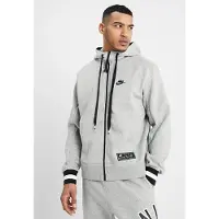 Nike Air heren trainingspak met doorlopende ritssluiting volledig in grijs