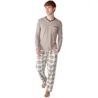 J&j Brothers JJB18 Katoenen pyjama met lange mouwen voor heren