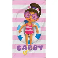 Gabby's Poppenhuis Strandlaken, Magique Pink - 70 x 120 cm - Katoen